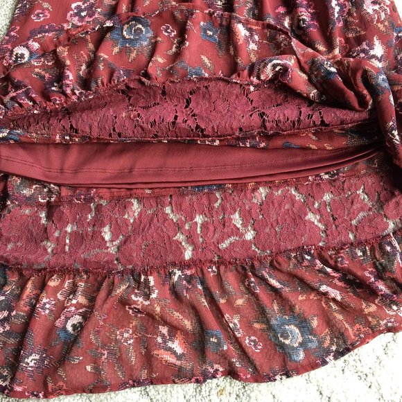 Eyeshadow sleeveless dress with lace Size M - Picture 6 of 14